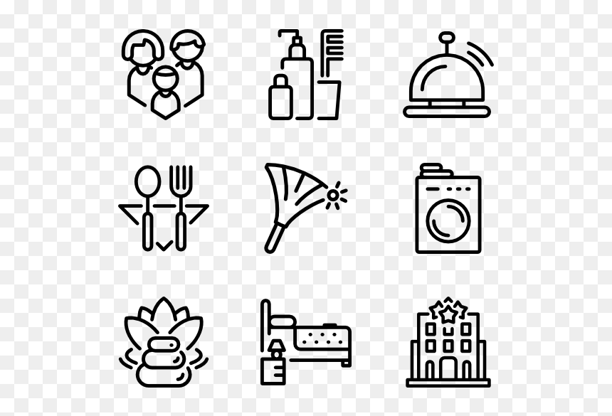 Craft Icons, HD Png Download - hotel icon png