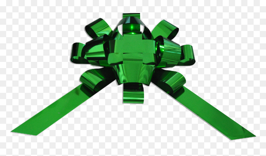Metallic Green Bow - Metallic Red Bow Png, Transparent Png - green bow png
