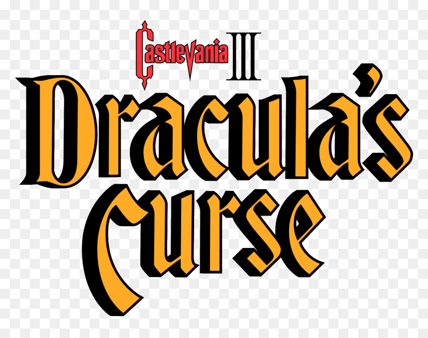 Castlevania Iii Dracula's Curse Logo, HD Png Download - castlevania png
