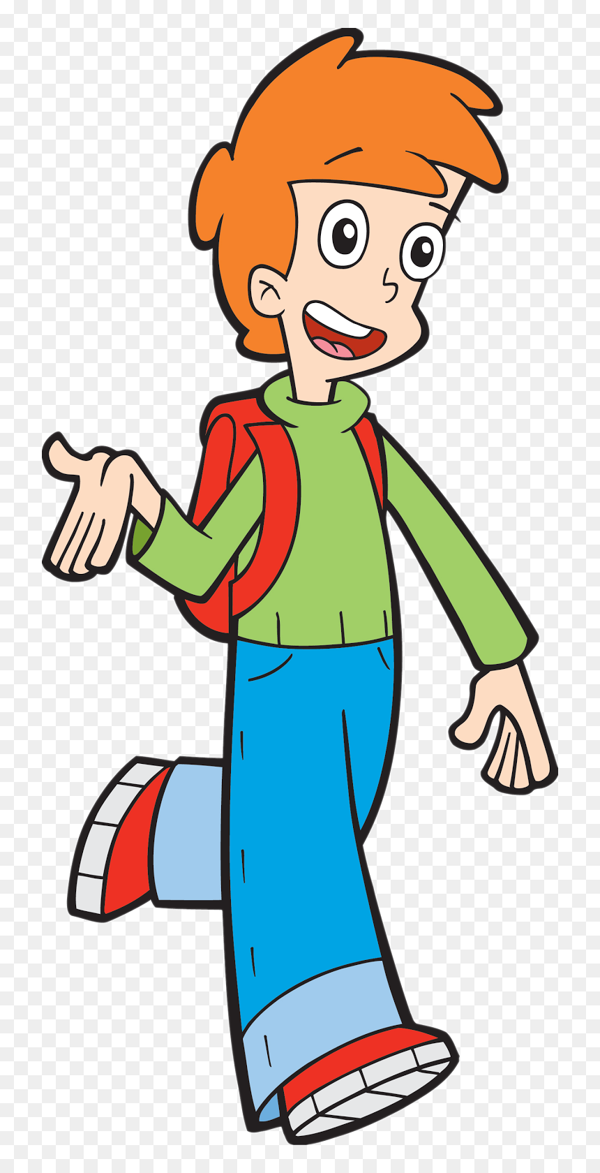 Go To Image - Cartoon Characters From Tv Shows, HD Png Download - waving png