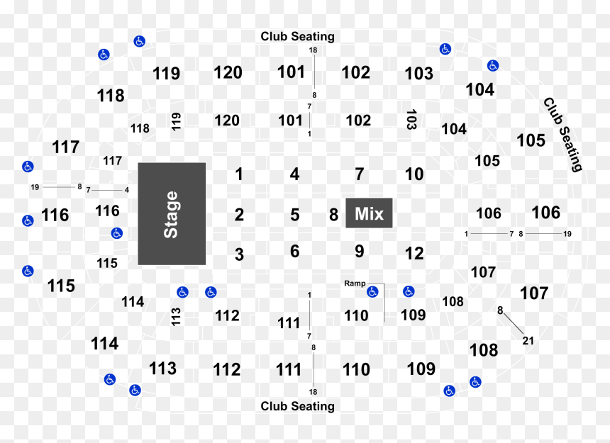 K Rock Centre Seating Chart, HD Png Download - adam sandler png