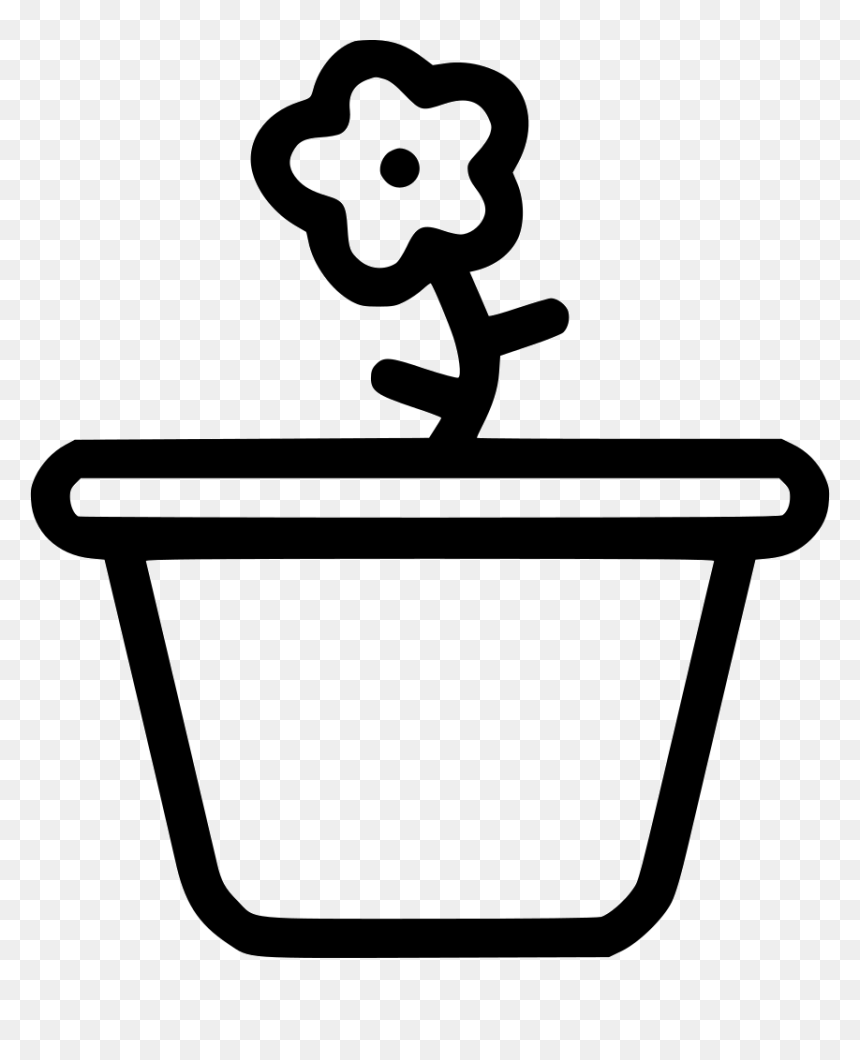Pot Flower Plant Garden Gardening - Gardening Icon Png Free, Transparent Png - gardening png