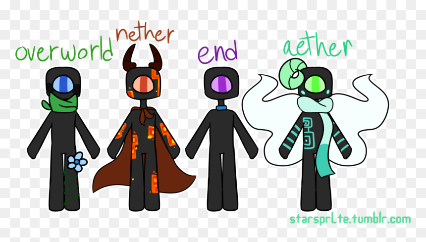 Enderman Persona - Cartoon, HD Png Download - enderman png