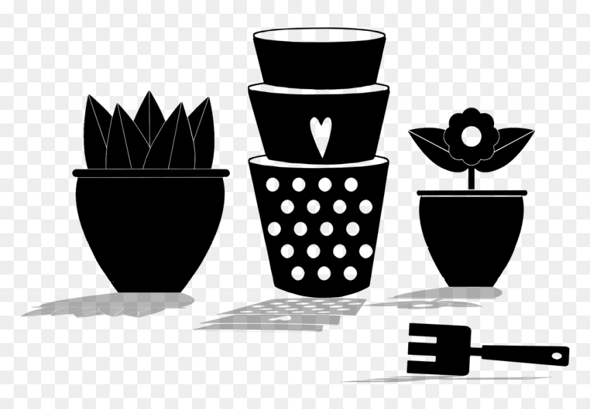 Flowerpot, HD Png Download - gardening png