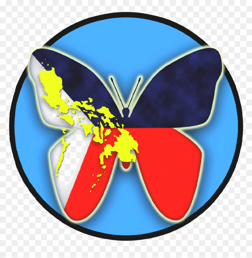 Transparent Filipino Flag Png - Butterfly Philippine Flag, Png Download - philippine flag png