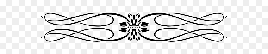 Decorative Divider Line Art - Line Art, HD Png Download - text dividers png