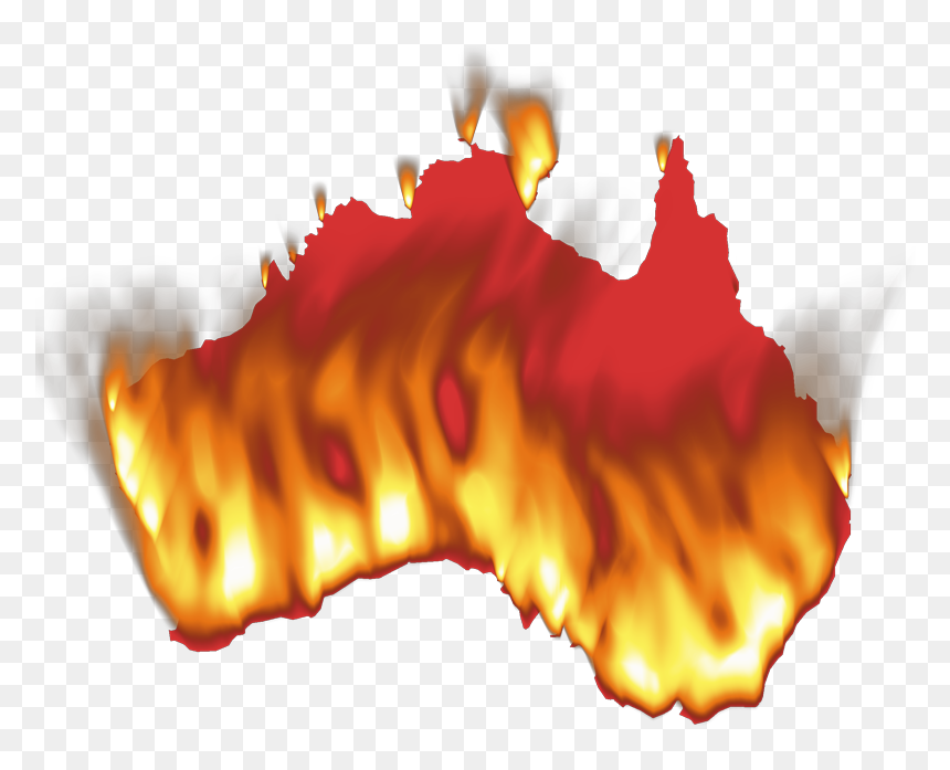 Australian Bushfires Have Been Burning For Four Months - Illustration, HD Png Download - car flames png