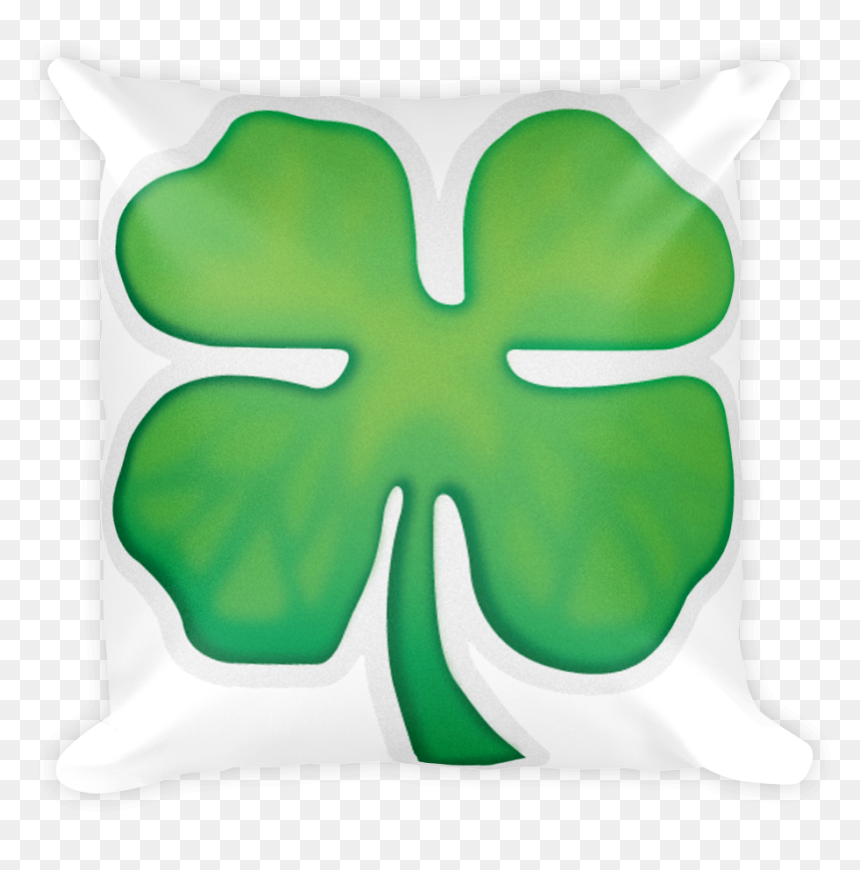 Emoji Clipart Leaf - Shamrock, HD Png Download - leaf emoji png