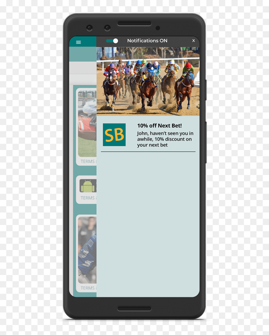 An Example Of How The App Inbox Can Be Used To Re-engage - Jockey, HD Png Download - notification bell png
