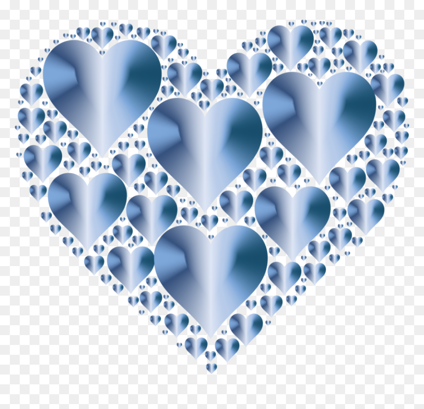 Blue,heart,love - Arq. Adalberto Libera, HD Png Download - blue hearts png