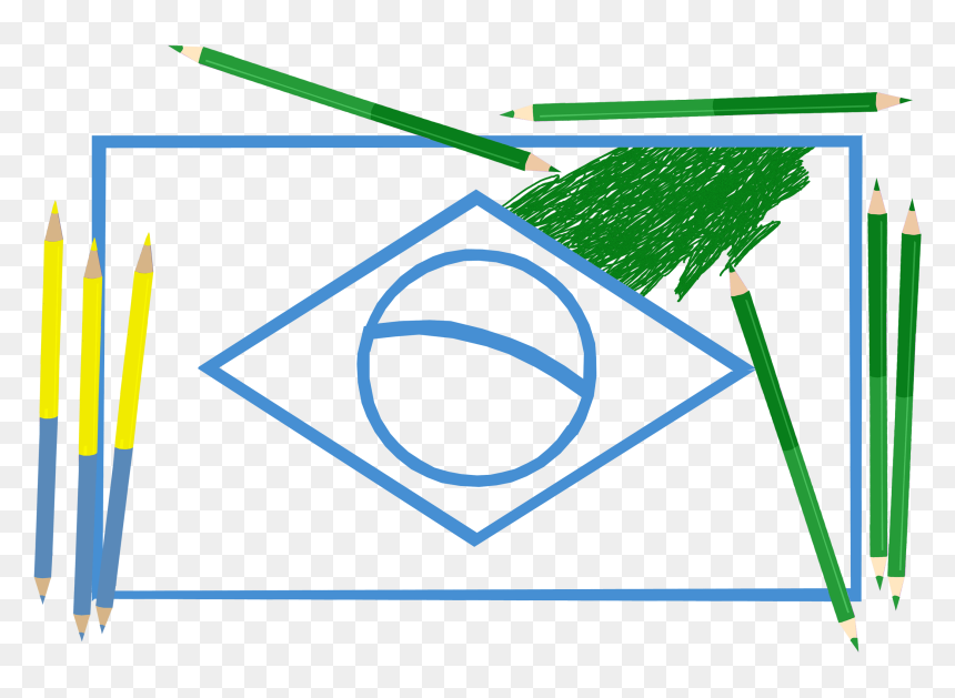 Circle, HD Png Download - bandeira do brasil png