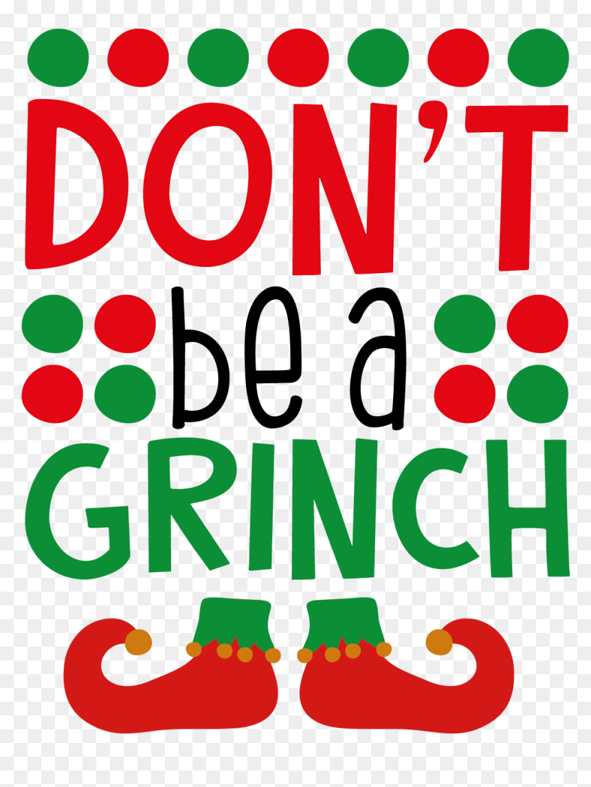 Don T Be A Grinch Png, Transparent Png - grinch face png