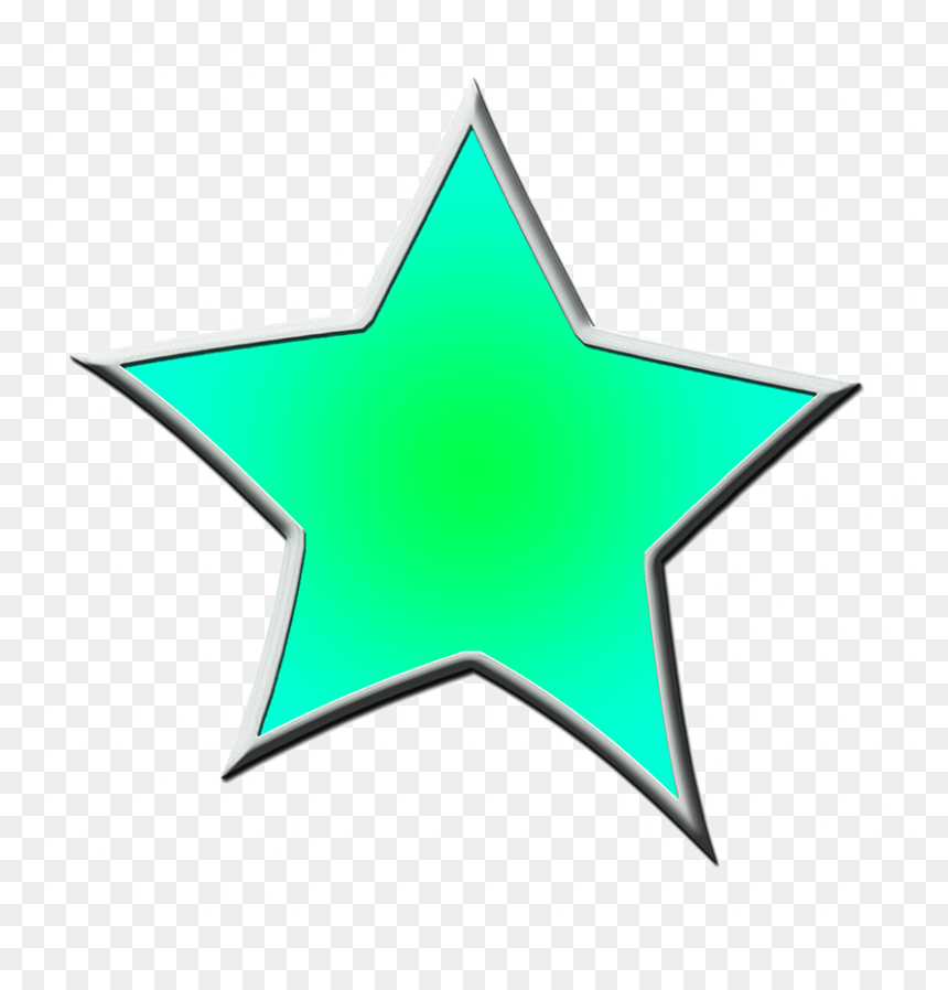 Green Star Clipart Svg Star Clipart Svg - Clip Art, HD Png Download - green star png