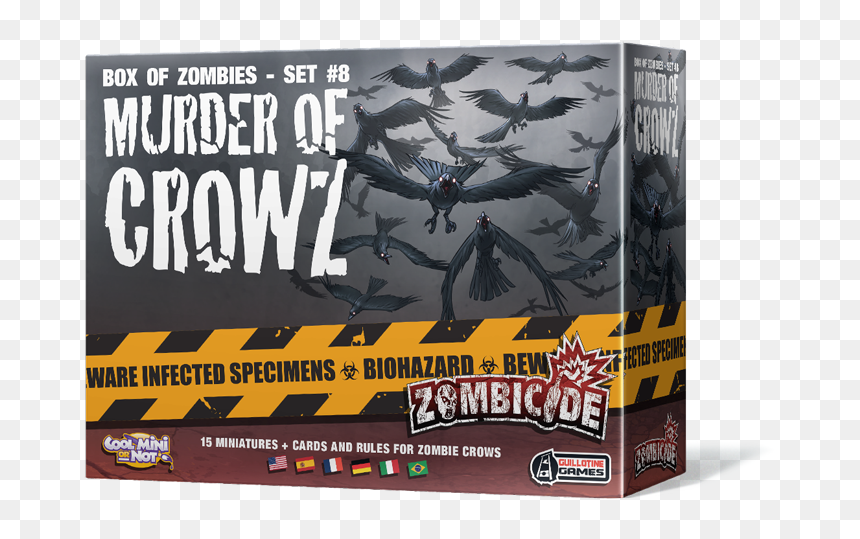 Pic2453994 - Zombicide Murder Of Crowz, HD Png Download - bat swarm png