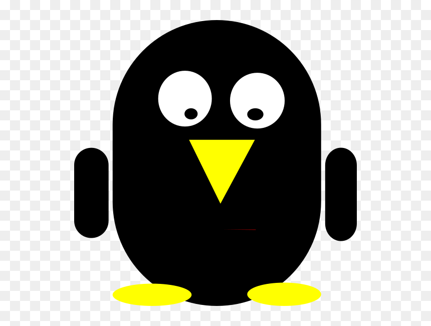 Tux Nowhite - Adã©lie Penguin, HD Png Download - tux png