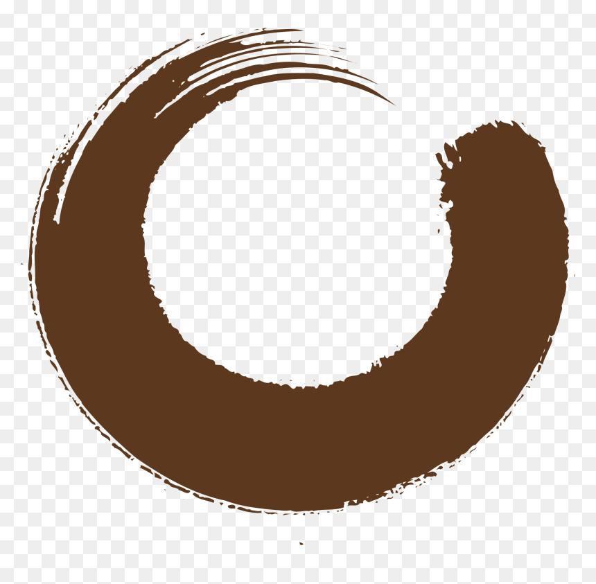 Ink Inkstick Wash Painting - Circle Paint Brush Png, Transparent Png - stroke png