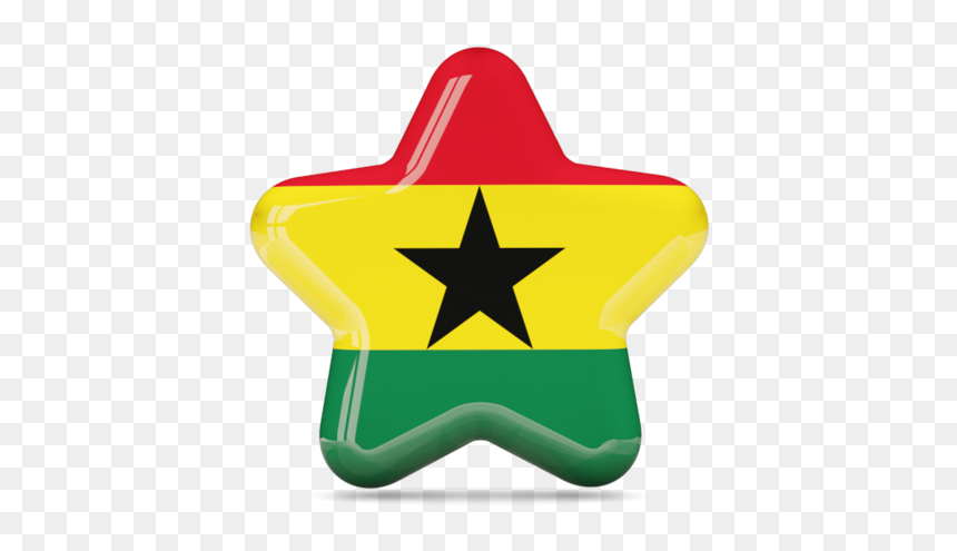 Mobile Roaming In Ghana - Star Icon Ghana Flag, HD Png Download - ghana flag png