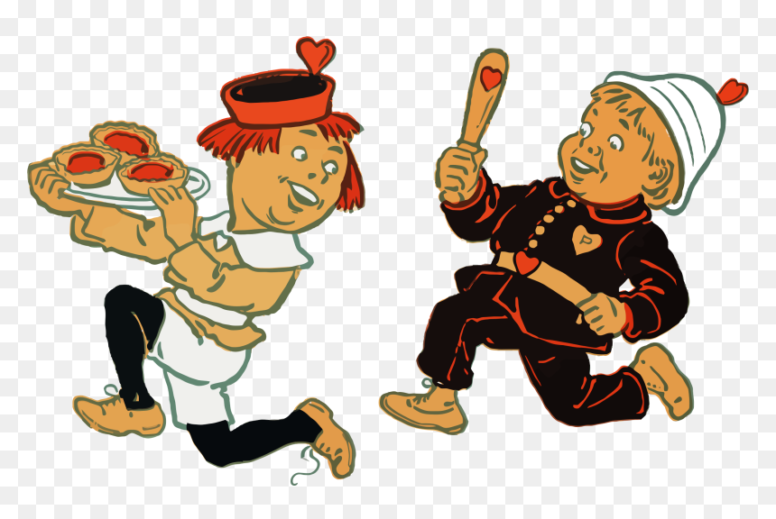 Knave Of Hearts Mother Goose Clip Arts - Knave Of Hearts Cartoon, HD Png Download - queen of hearts png