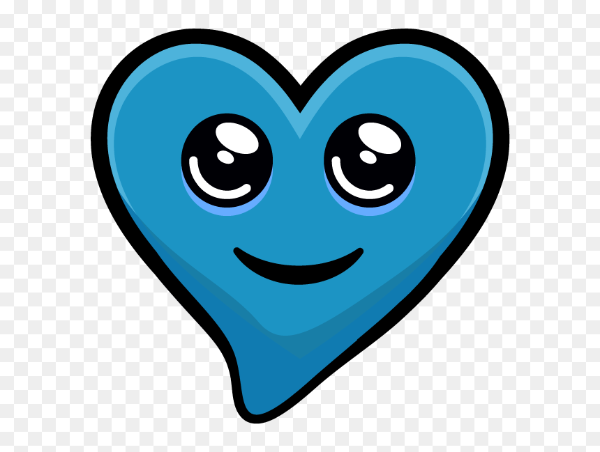 Blue Hearts Stickers Messages Sticker-11 - Sticker, HD Png Download - blue hearts png