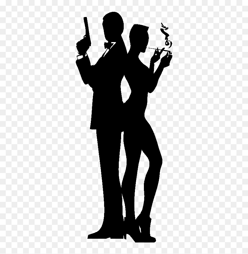 Sticker Silhouette James Bond - View To A Kill Poster, HD Png Download - james bond png