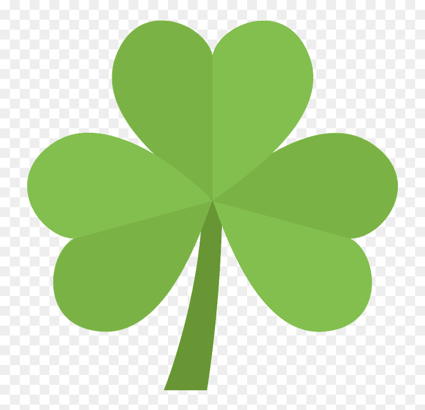 Shamrock Emoji Clipart, HD Png Download - leaf emoji png