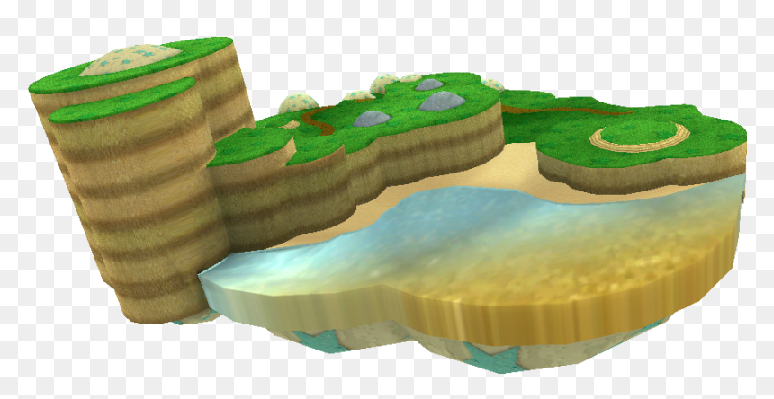 Home Planet Mario Galaxy, HD Png Download - mario .png
