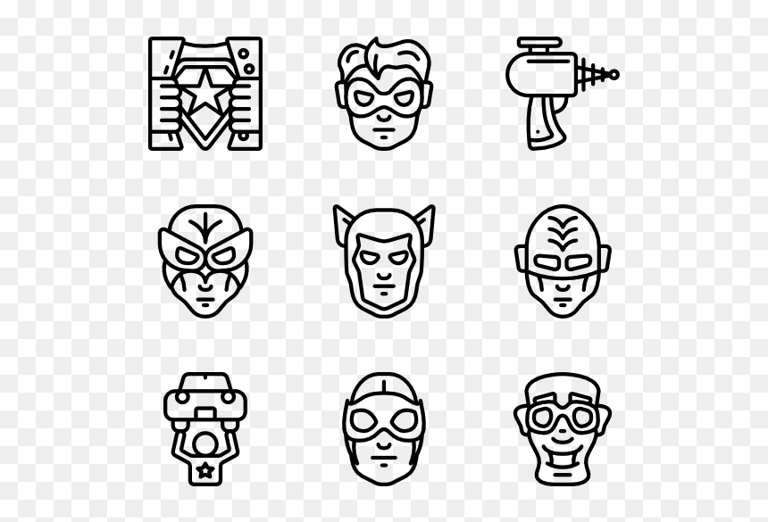 Agriculture Icons, HD Png Download - super heroes png
