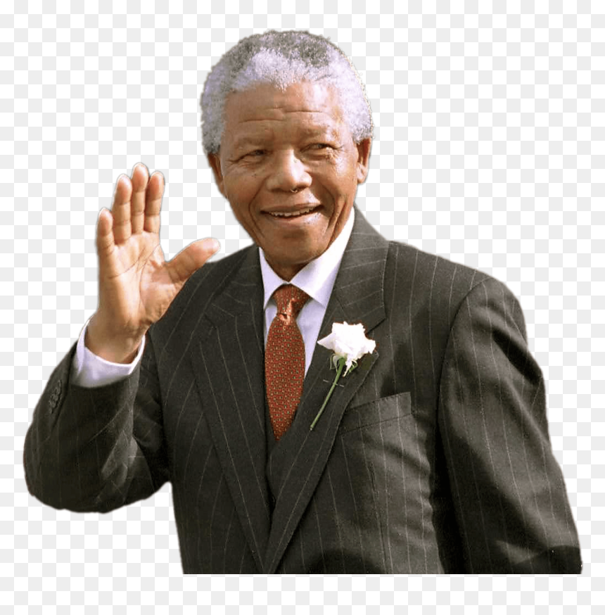 Nelson Mandela Waving Transparent Png - Nelson Mandela Png, Png Download - waving png