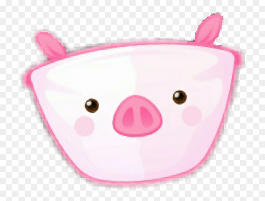 Pig Mask Pigmask Piggymask Snowfilter - Domestic Pig, HD Png Download - snow filter png