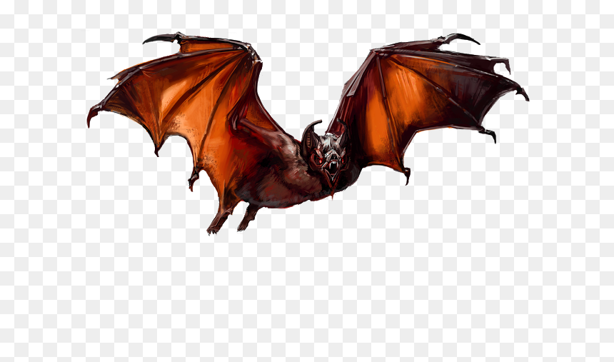 140331bat - Dungeons And Dragons Bats, HD Png Download - bat swarm png