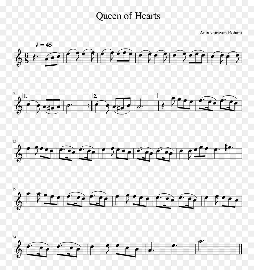 Transparent Queen Of Hearts Png - Easy Fiddle Music Violin, Png Download - queen of hearts png