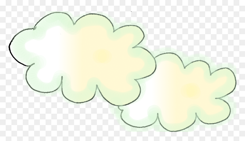 Clouds Clipart For Kid Png , Png Download - 2 Cloud Clipart, Transparent Png - clouds clipart png