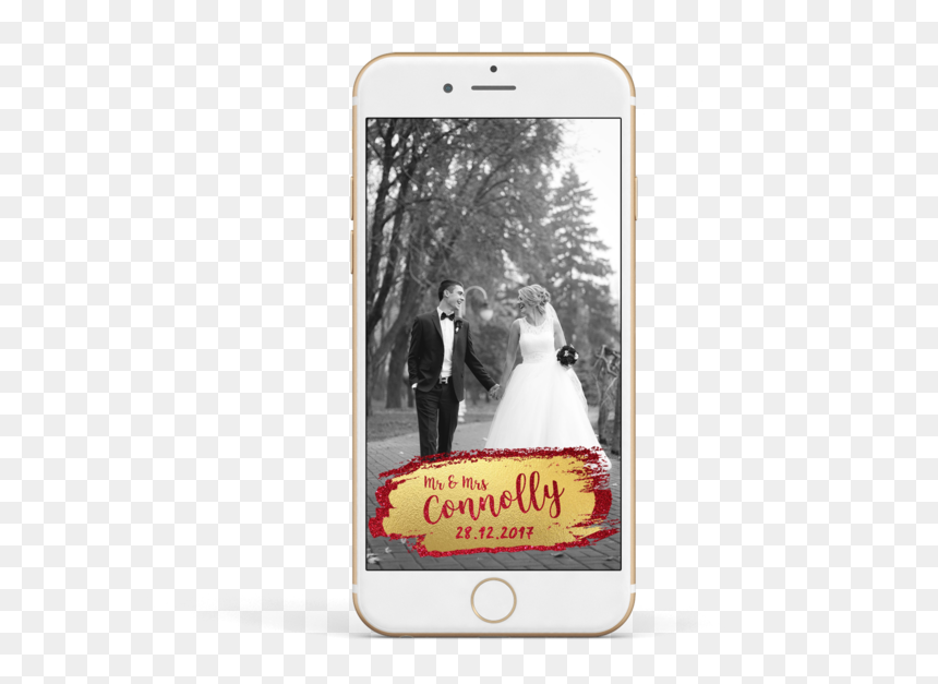 Wedding Dress, HD Png Download - snow filter png