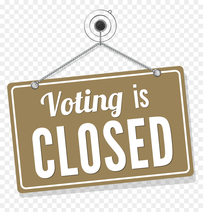 Voting Is Closed , Png Download - Voting Is Closed, Transparent Png - closed png