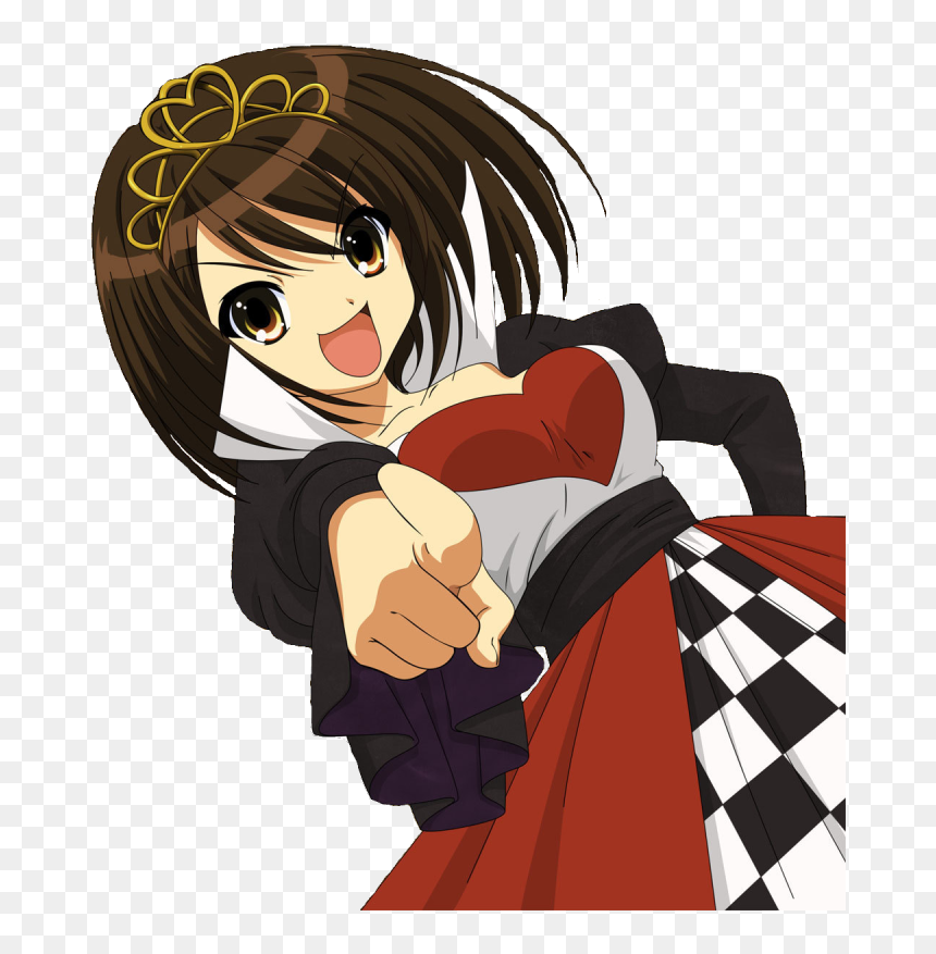 Queen Of Hearts - Melancholy Of Haruhi Suzumiya, HD Png Download - queen of hearts png