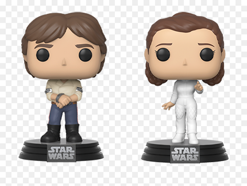 Han And Leia - Funko Pop Star Wars Empire Strikes Back, HD Png Download - leia png