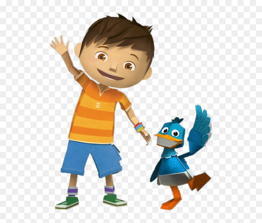 Zack And Quack Waving - Zack And Quack, HD Png Download - waving png