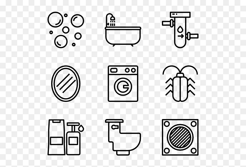 Bathroom Sink Vector Png, Transparent Png - bathroom png