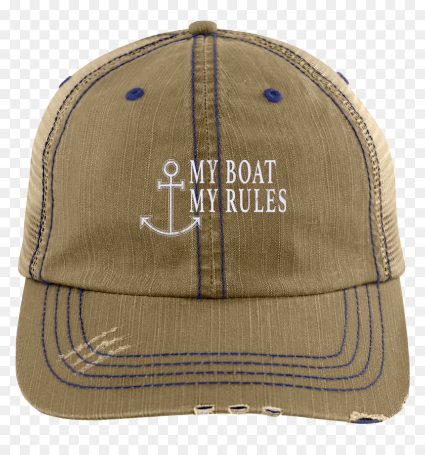 My Boat My Rules Boat Captain Hat Funny Boat Hat Lake - Hat, HD Png Download - funny hat png