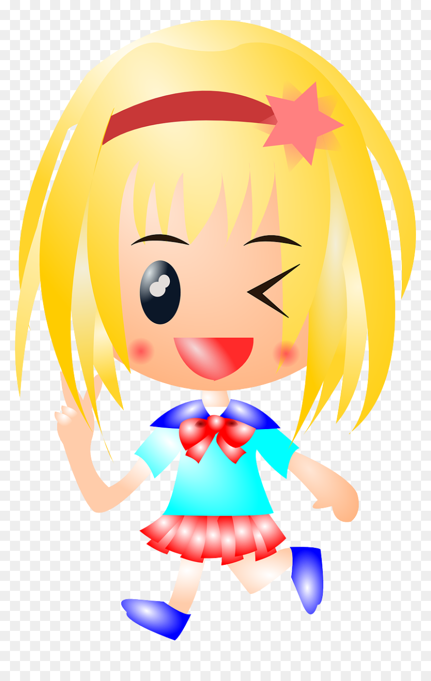 April Fool Girl, HD Png Download - cute anime png