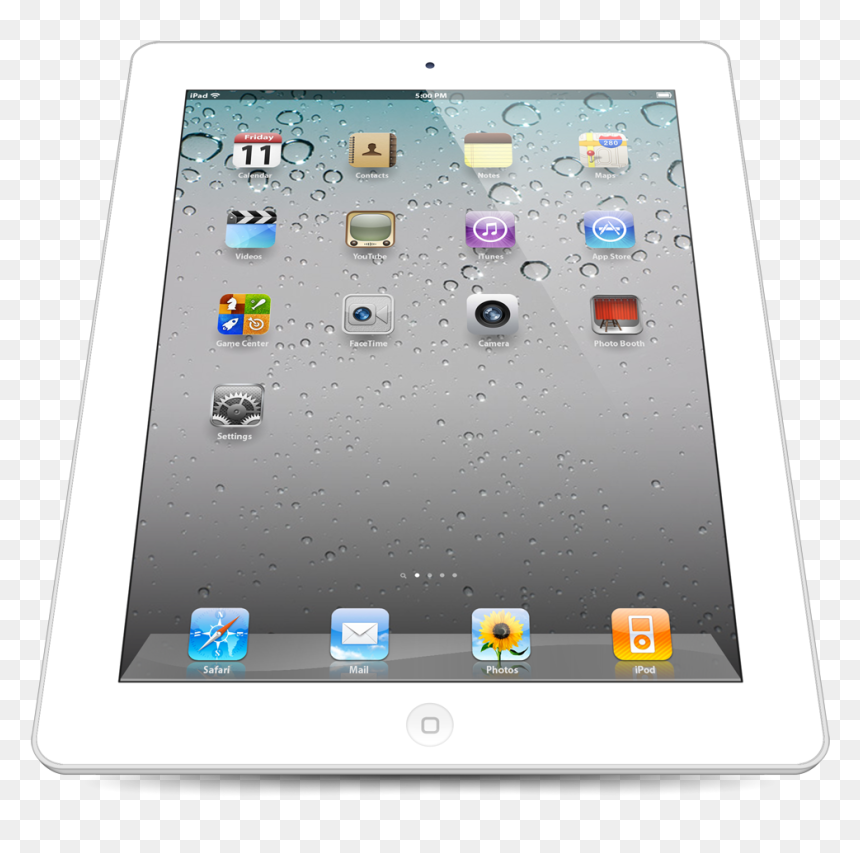 Ipad, Perspective, White Icon - Apple Ipad 2, HD Png Download - white ipad png