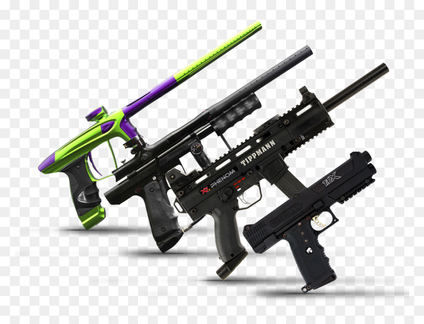 Lots Of Paintball Guns, HD Png Download - paintball png