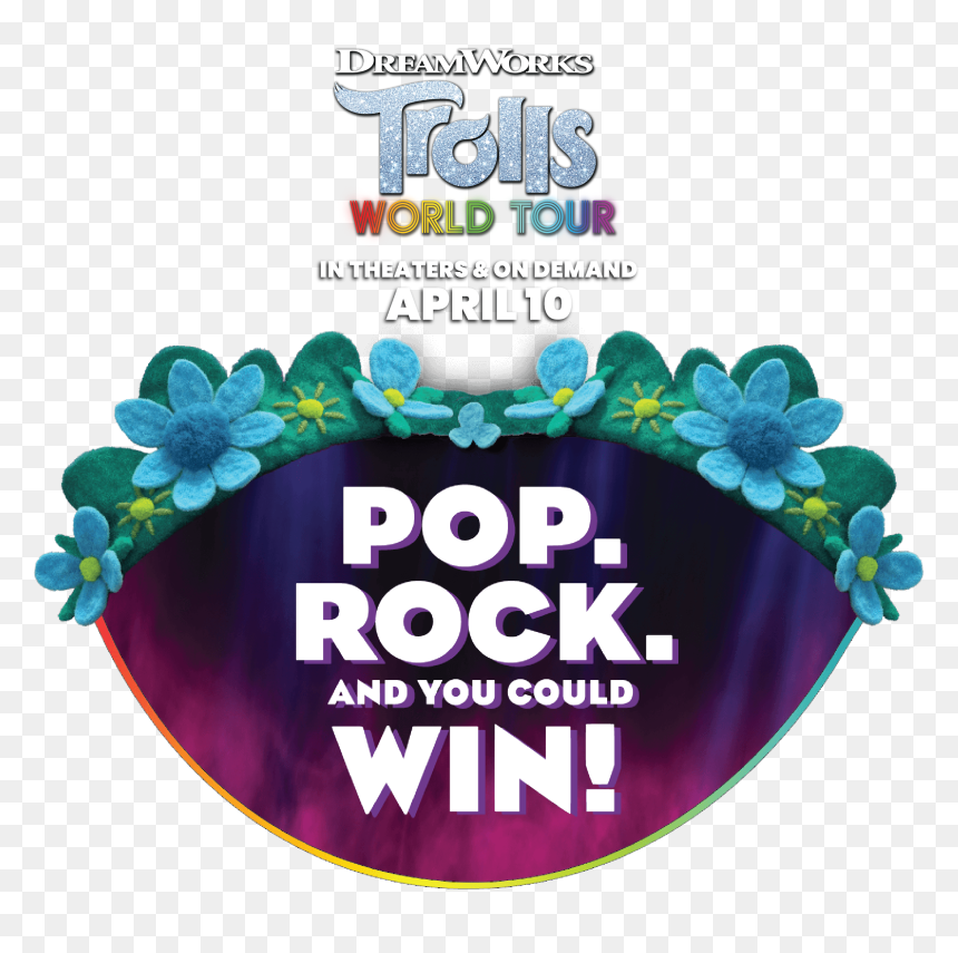 Trolls World Tour Lays - Fête De La Musique, HD Png Download - trolls movie png