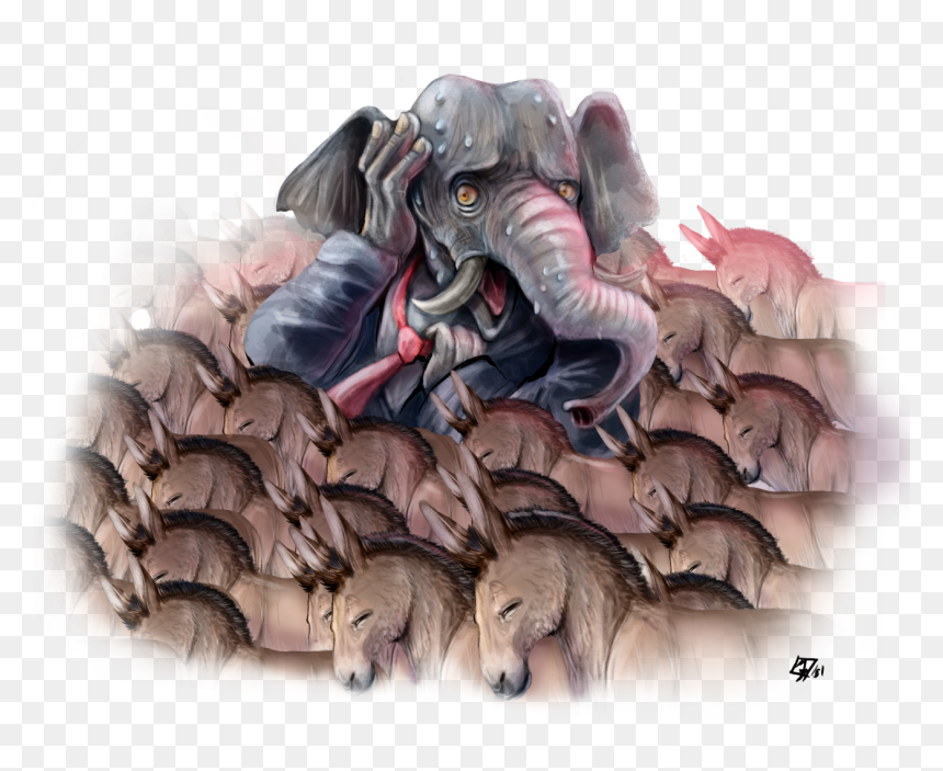 Indian Elephant, HD Png Download - bat swarm png