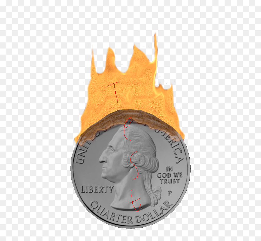 Quarter, HD Png Download - flames .png