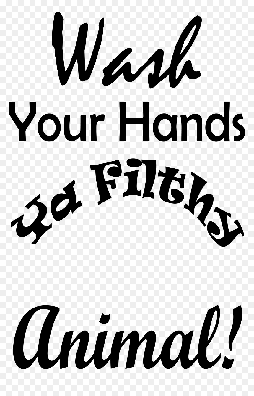 Wash Your Hands Pallet Sign - Calligraphy, HD Png Download - bathroom png