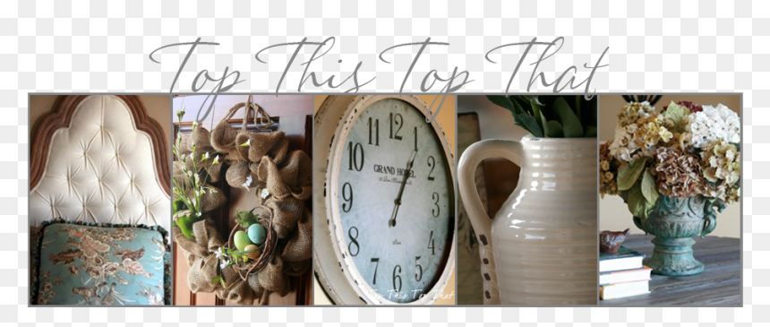 Top This Top That - Quartz Clock, HD Png Download - chalkboard frame png
