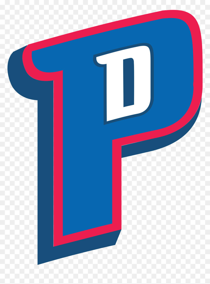 Detroit Pistons Secondary Logo Clipart , Png Download - Detroit Pistons Secondary Logo, Transparent Png - detroit pistons logo png