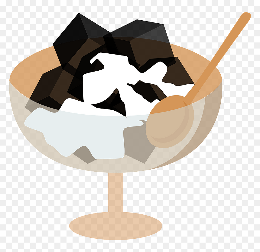 Coffee Jelly Dessert Clipart - Gelato, HD Png Download - jelly png