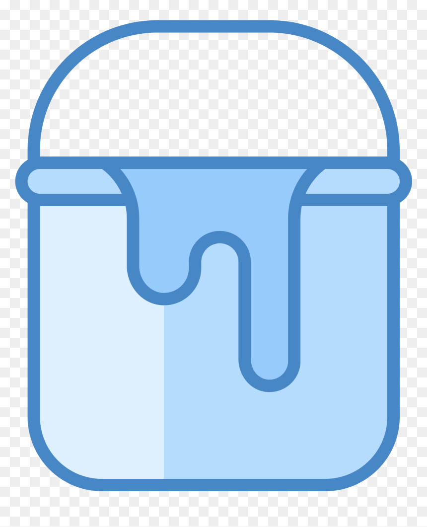 Paint Bucket Icon, HD Png Download - paint bucket png